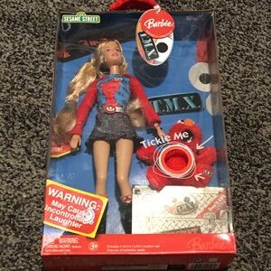 Barbie Tickle me Elmo Doll Set Vintage